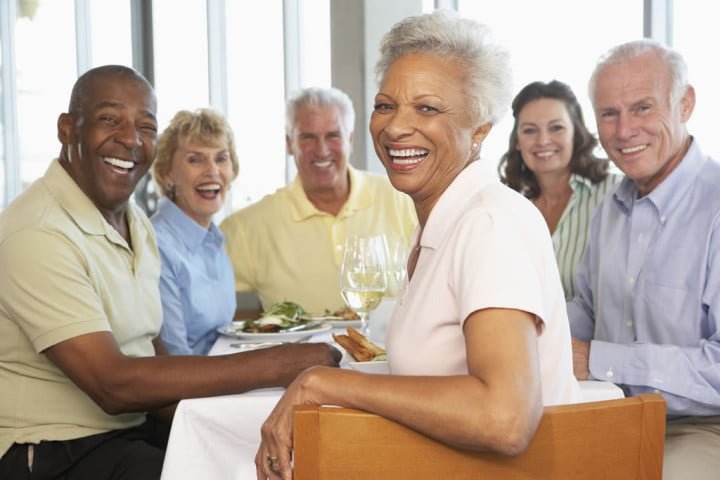 Seniors at Table